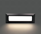 Rectangular Wall-Mounted Outdoor LED Step Lighting Fixture