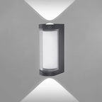 Outdoor Waterproof Wall Sconce with LED Light - Up & Down Design