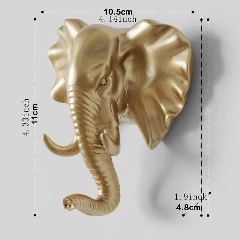Whimsical Wildlife Wall Hooks for Stylish Organization