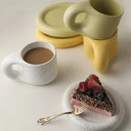 Elegant Scandinavian Coffee and Saucer Set