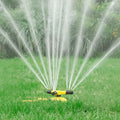 360° Watering System with Triple Arm Lawn Sprinkler