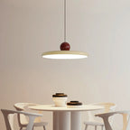 LED Cream-Style Ceiling Light – Nordic Flying Saucer Pendant
