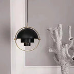 Sculptural Metal Hanging Lamp – Contemporary Nordic Pendant Light