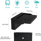 Motion Sensor Wall Lamp for Outdoor Use – 24W LED, IP65 Waterproof