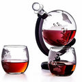 Sophisticated Glass Decanter and Tumbler Set