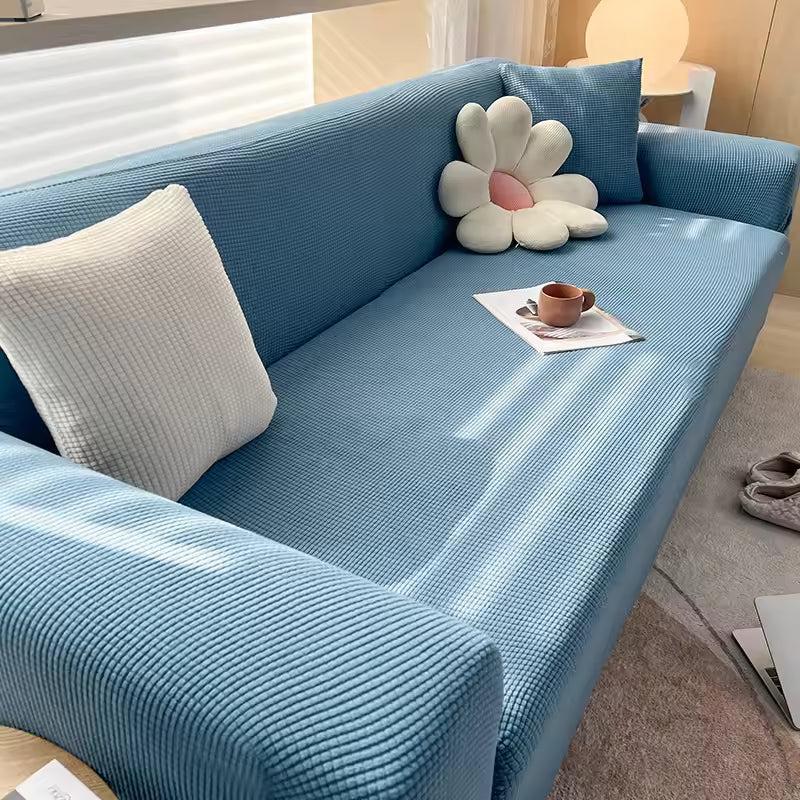 Elegant Non-Slip Couch Protector - Stylish Jacquard Slipcover