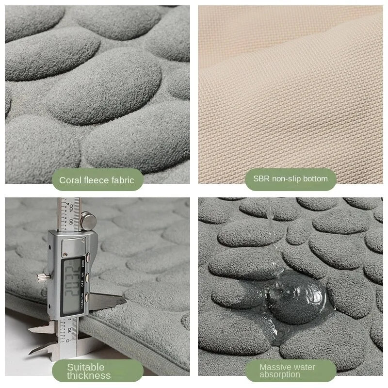 Ultra-Soft Water-Absorbing Floor Mat for Everyday Use