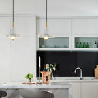 Natural Stone Pendant Light | Postmodern Marble Design