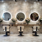 Round LED Bathroom Mirror with Anti-Fog and Dimmable Touch Control