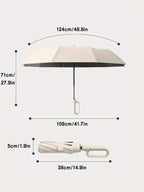 WeatherGuard Ultra-Durable Compact Umbrella - Chic & Functional