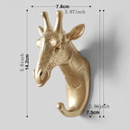 Whimsical Wildlife Wall Hooks for Stylish Organization