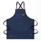 Unisex Canvas Apron for Chefs and Kitchen Work