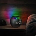 LED Digital Alarm Clock with Bluetooth Speaker for Bedside Use