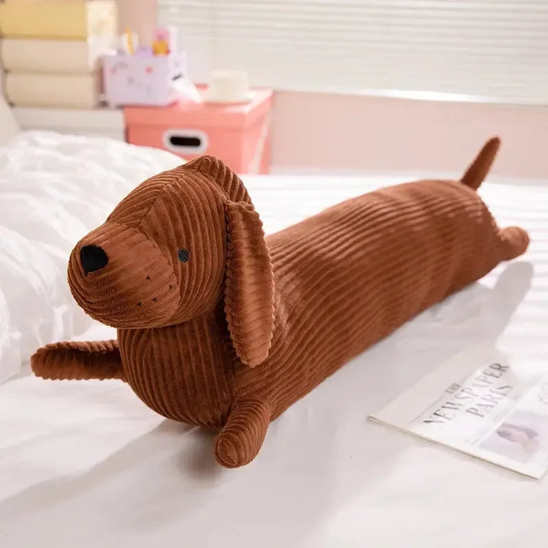 Charming Dachshund Plush Cushion - Cozy Decor for Your Home