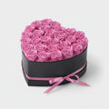 Heart-Shaped Gift Box with Artificial Roses for Mother's Day Decor