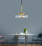 Modern Flushmount Ceiling Light | Glass Bowl LED Fixture