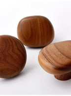 Natural Charm Wall Hooks - 4pc Pebble-Inspired Hangers