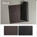 Heat Resistant and Waterproof Double-Sided Faux Leather Placemats