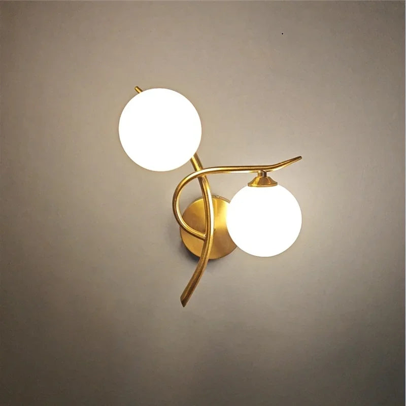 Nordic Design Dual Globe LED Wall Light