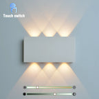 Rechargeable Wall Light with Minimalist Wood Finish