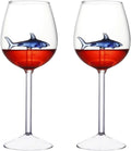 Playful Shark-Themed Wine Goblets for Every Occasion