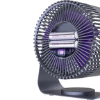 Compact Desk Fan with Adjustable Tilt and Round Air Vent