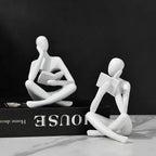Elegant Literary Sculpture for Thoughtful Spaces