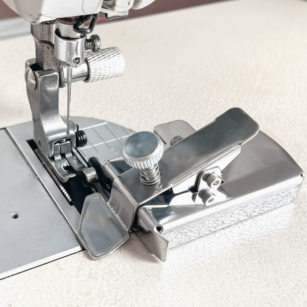 Magnetic Edge Guide for Sewing Machines – Stainless Steel Seam Tool