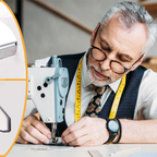 Magnetic Edge Guide for Sewing Machines – Stainless Steel Seam Tool
