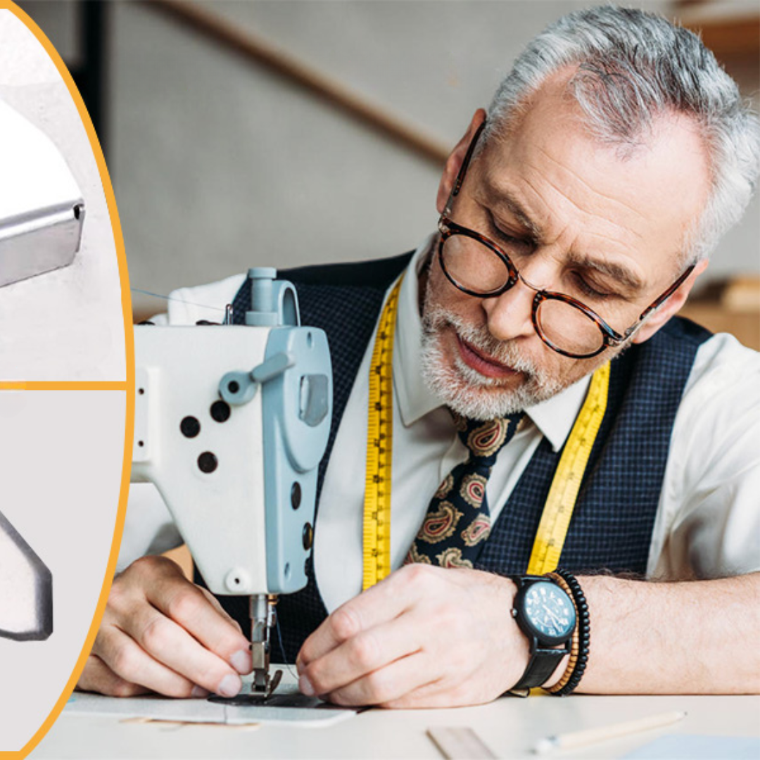 Magnetic Edge Guide for Sewing Machines – Stainless Steel Seam Tool
