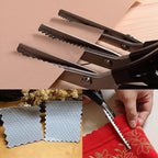 Stainless Steel Fabric Scissors for Sewing and Crafting – Pinking Shears