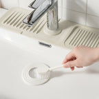 Self-Draining Silicone Sink Mat for Faucet Drips
