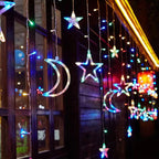 Star and Moon Shaped Solar String Lights