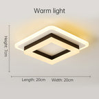 Modern Flush Mount Square LED Ceiling Lamp