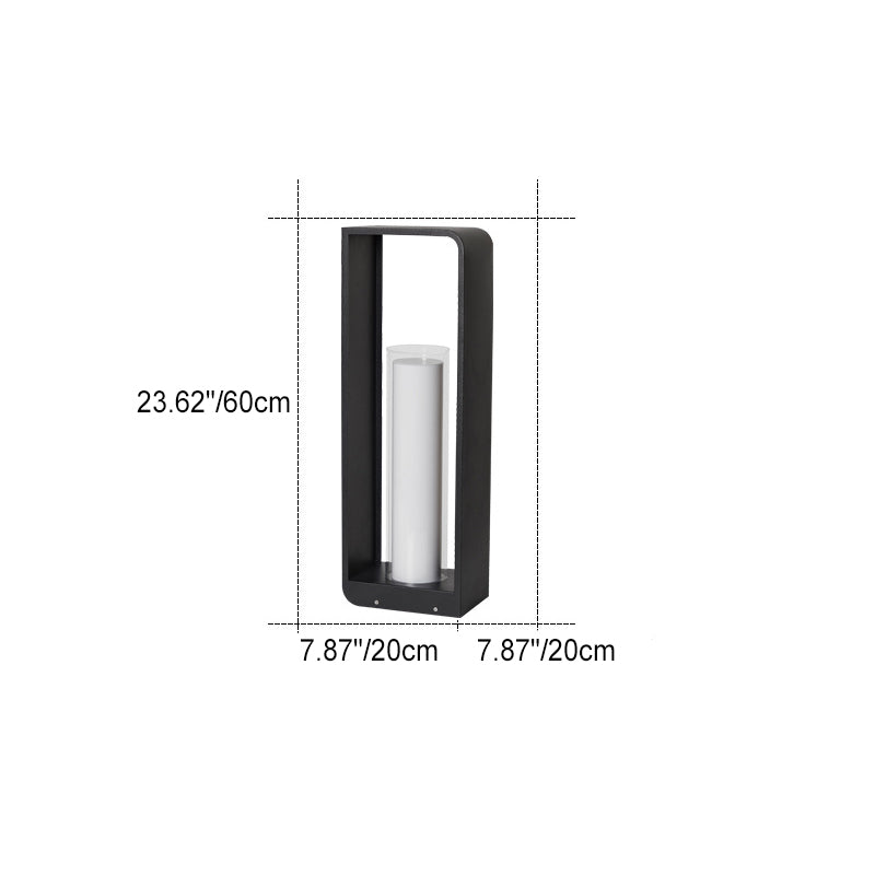 Waterproof Solar LED Outdoor Light – Modern Square Design