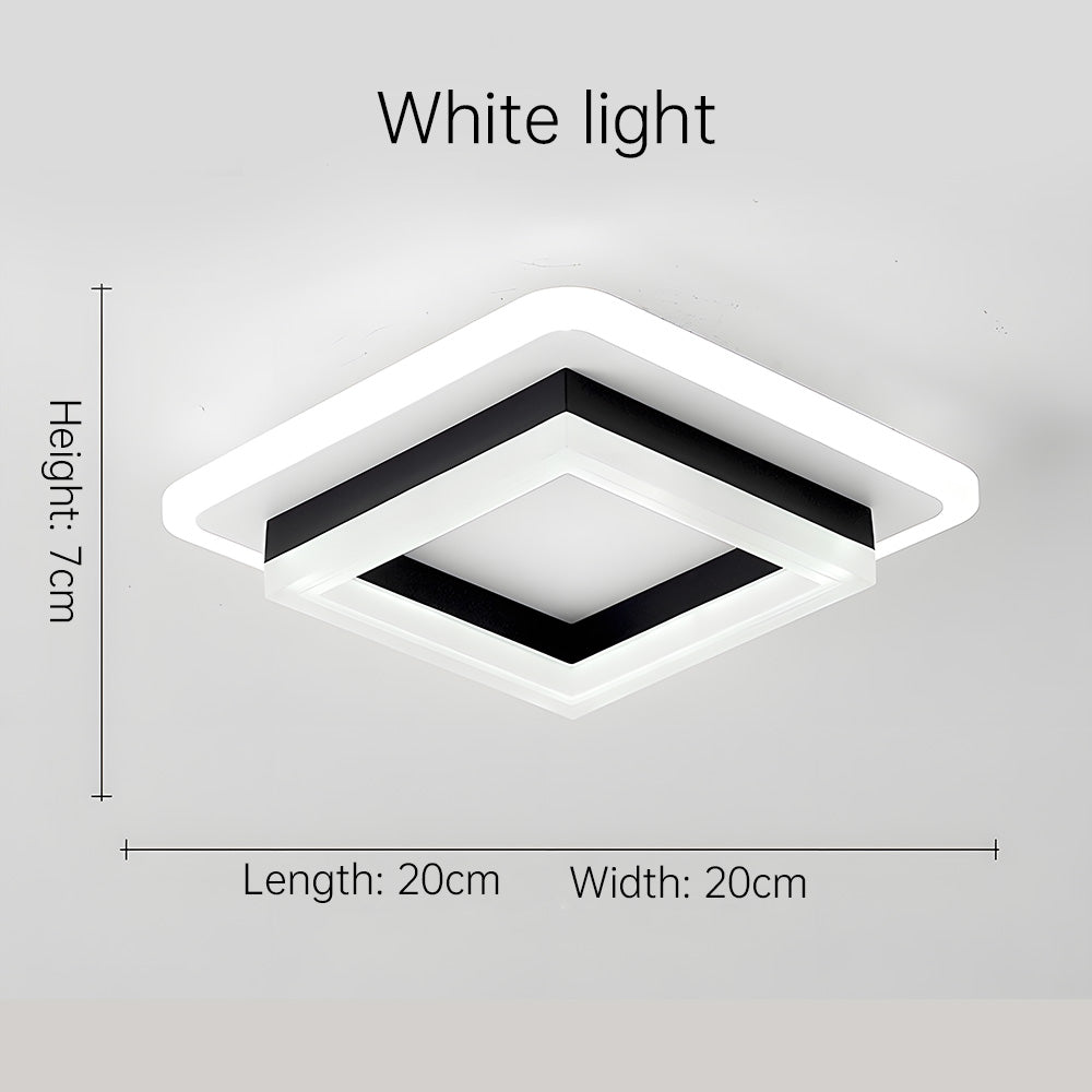 Modern Flush Mount Square LED Ceiling Lamp
