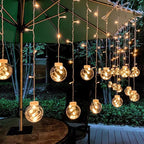 Star and Moon Shaped Solar String Lights