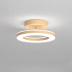 Modern Round Ceiling Light with LED - Acrylic Fixture for Hallways