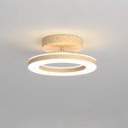 Modern Round Ceiling Light with LED - Acrylic Fixture for Hallways
