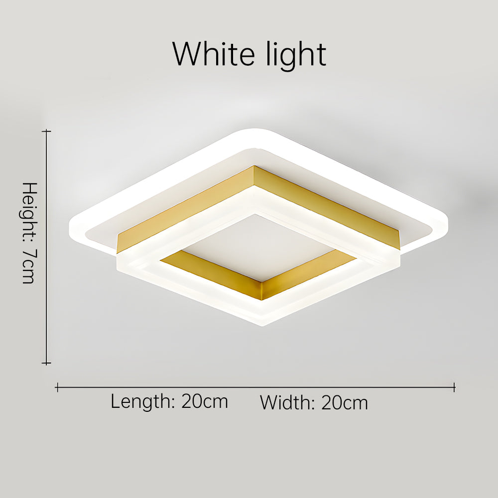 Modern Flush Mount Square LED Ceiling Lamp