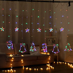 Star and Moon Shaped Solar String Lights
