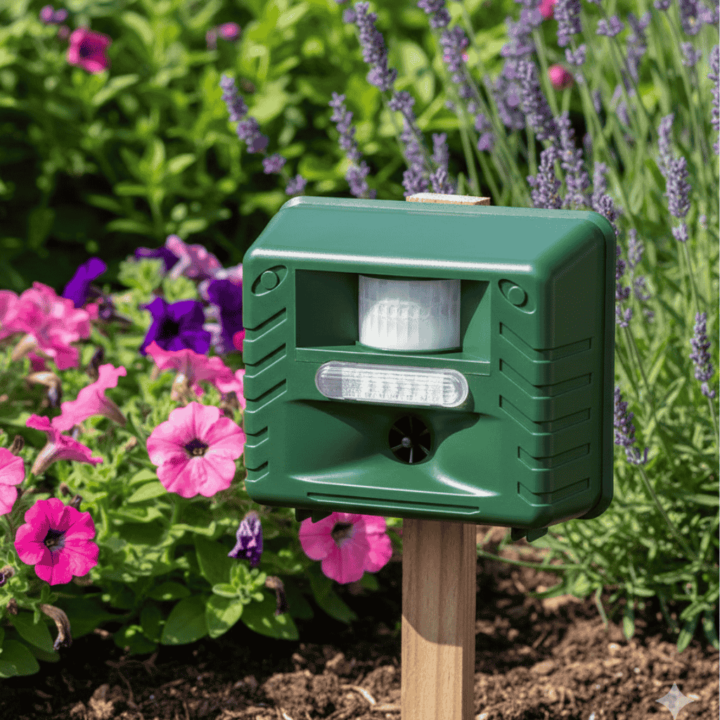 Ultrasonic Bird Deterrent with Motion Sensor – Garden Repeller System