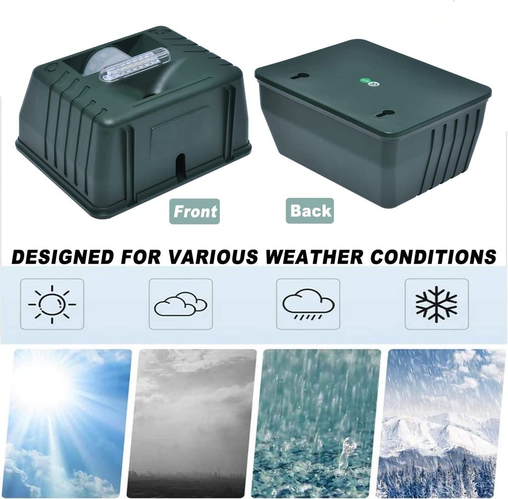 Ultrasonic Bird Deterrent with Motion Sensor – Garden Repeller System