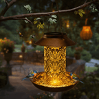 Solar LED Bird Feeder – Decorative Accent Light for Garden