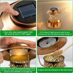Solar LED Bird Feeder – Decorative Accent Light for Garden