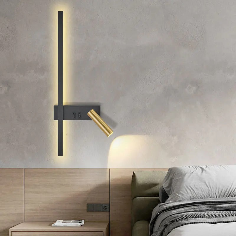 Adjustable Reading Head Swivel LED Wall Light