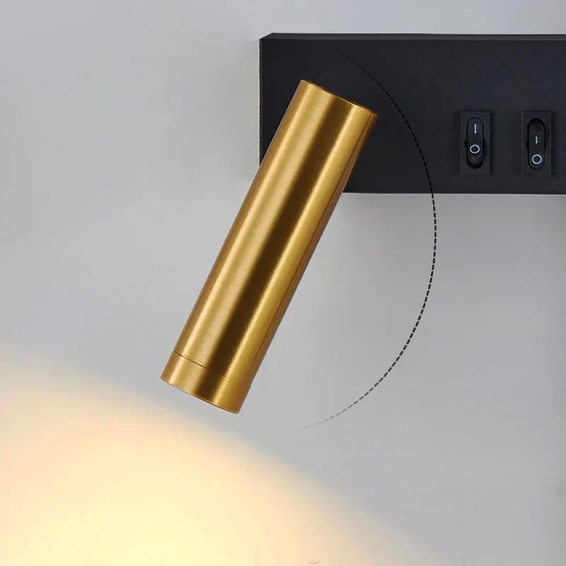 Adjustable Reading Head Swivel LED Wall Light