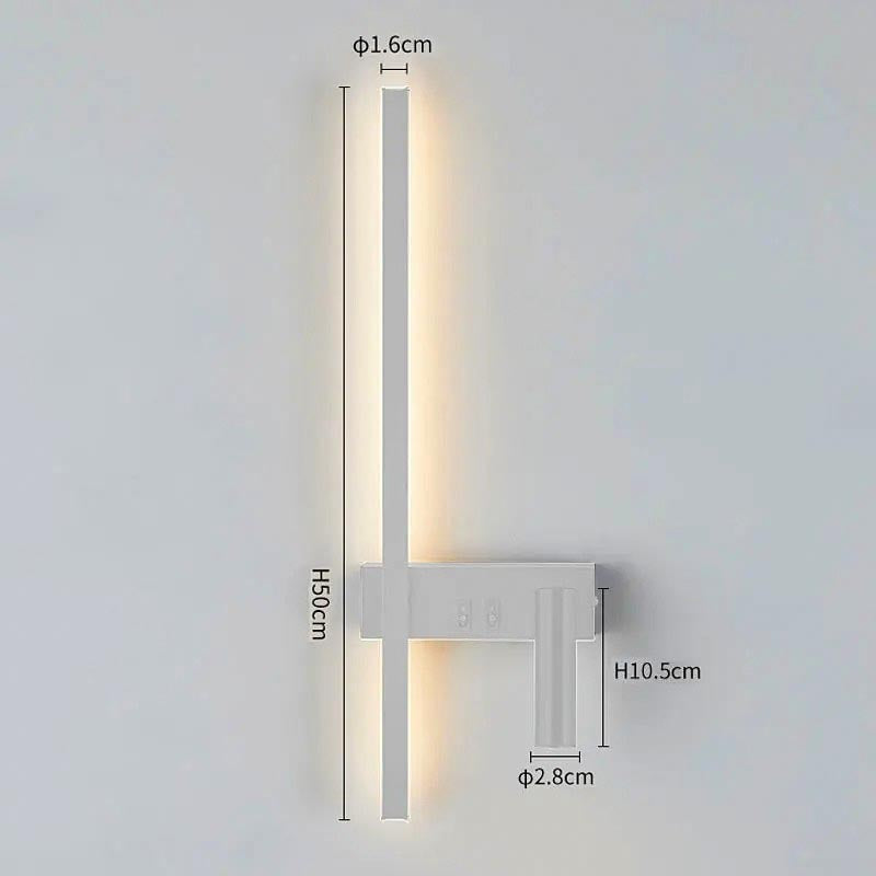 Adjustable Reading Head Swivel LED Wall Light