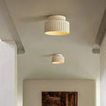 Sculptural Ceiling Light with Soft Glow | Nordic Ripple Design