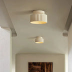 Sculptural Ceiling Light with Soft Glow | Nordic Ripple Design